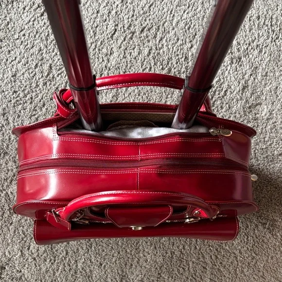 McKlein “Edgebrook” Rolling Laptop Briefcase - Picture 5 of 16
